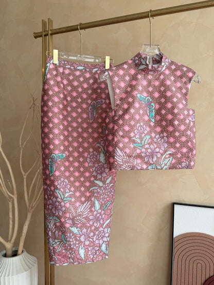 *Premium* Rosa Pink Batik Set