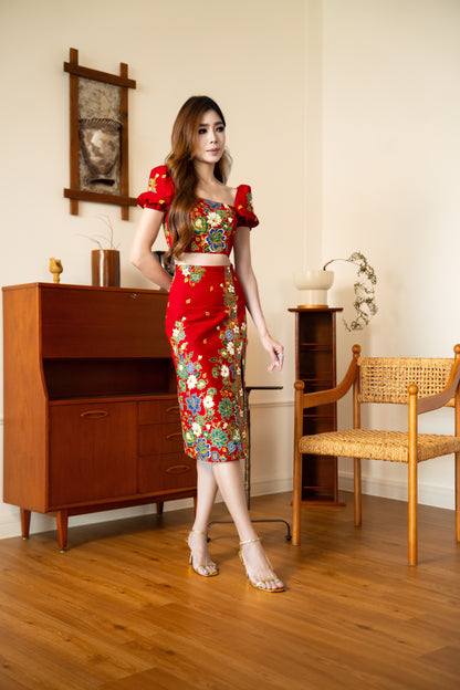 Noirette Glittery Batik Set