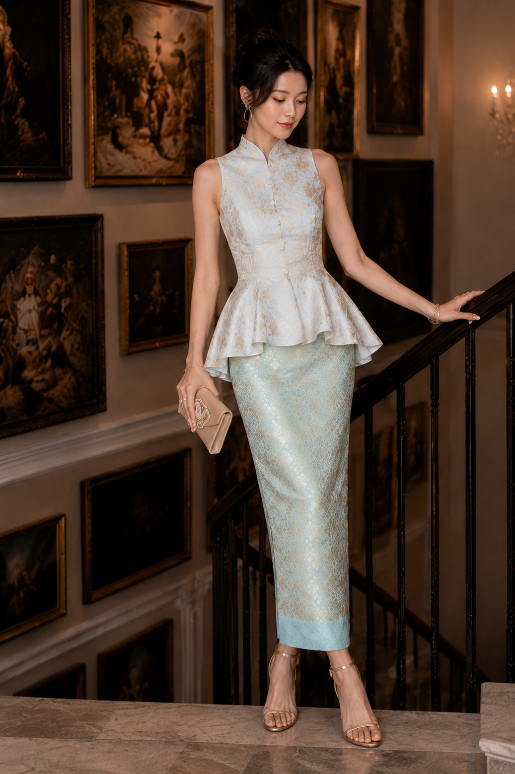 *PREMIUM* Teefanie Songket Set