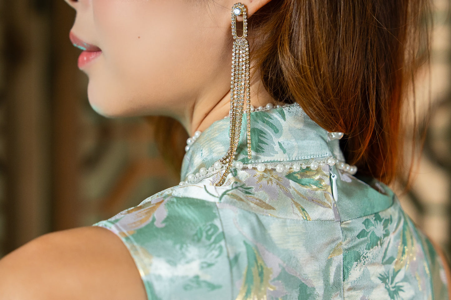Fei Chui | Jade Qipao Dress