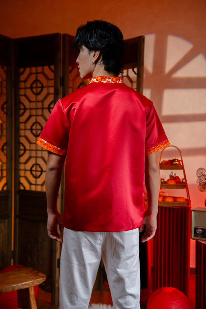 Hong Yi (Batik) Men’s Oriental Shirt