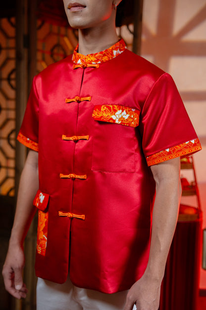 Hong Yi (Batik) Men’s Oriental Shirt