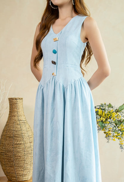 Ocean Muse Vest Dress (Premium)