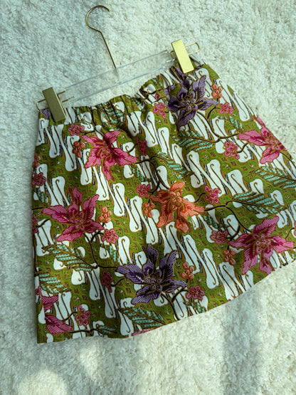 Orchid Batik Skort Set