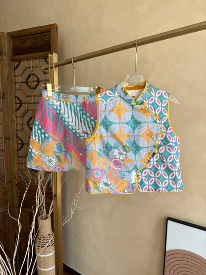 Capri Batik Skort Set