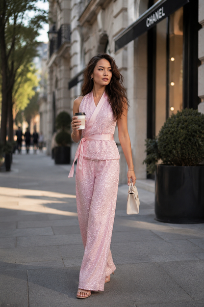 *Premium* Elodie Tweed Set (Sequined)