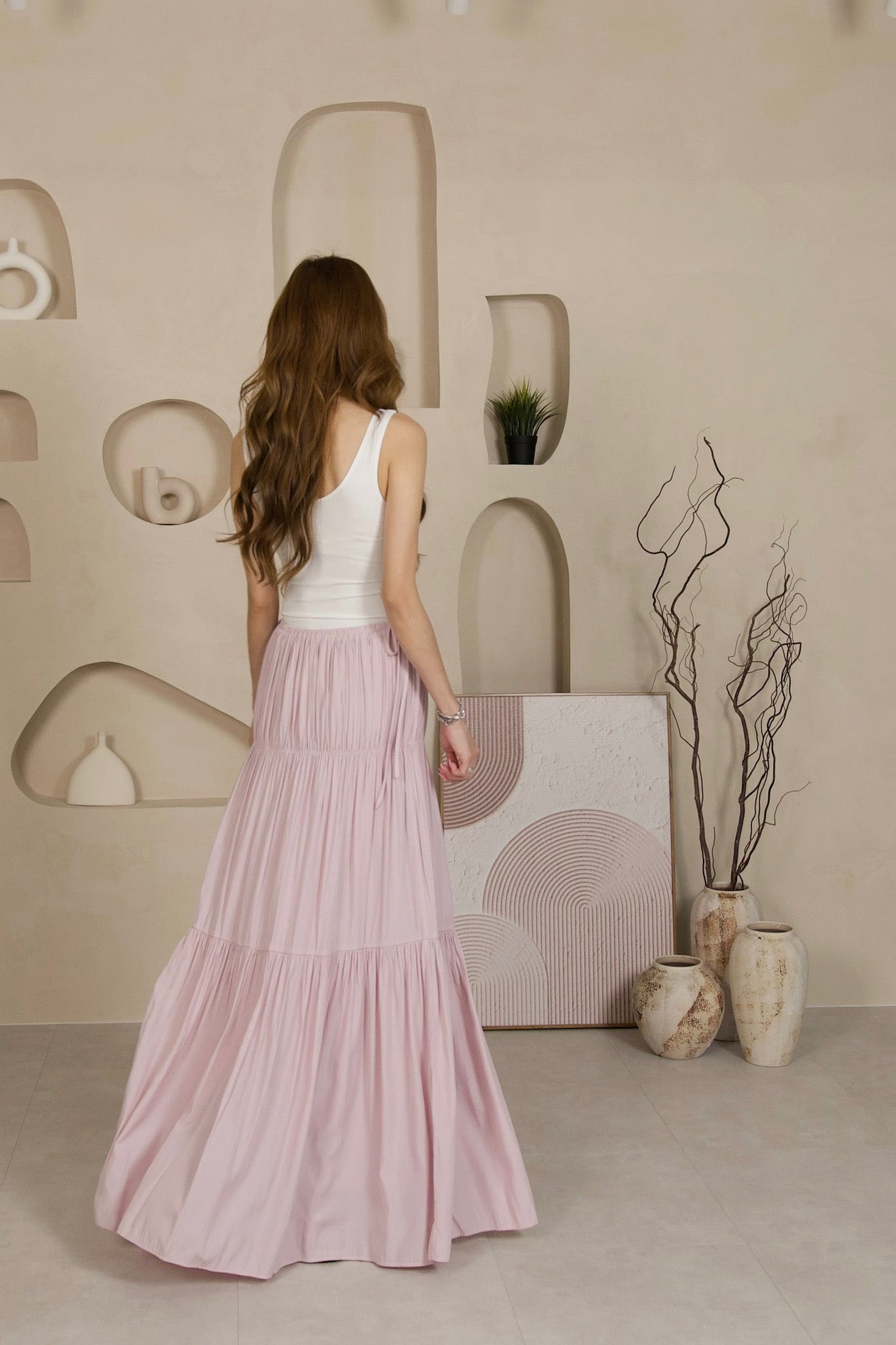 Elora Tiered Maxi Skirt