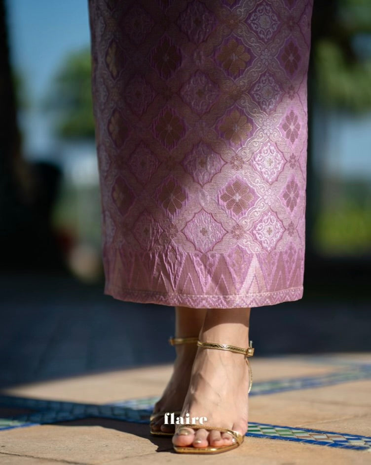 Puteri Lilac Songket Set
