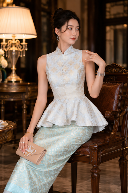 *PREMIUM* Teefanie Songket Set
