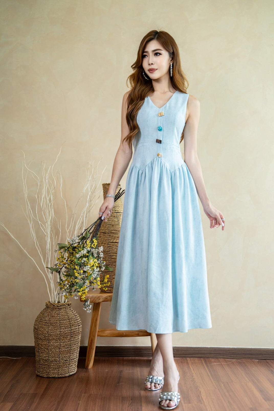 Ocean Muse Vest Dress (Premium)