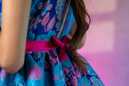 Fuschia Midi Skirt Only