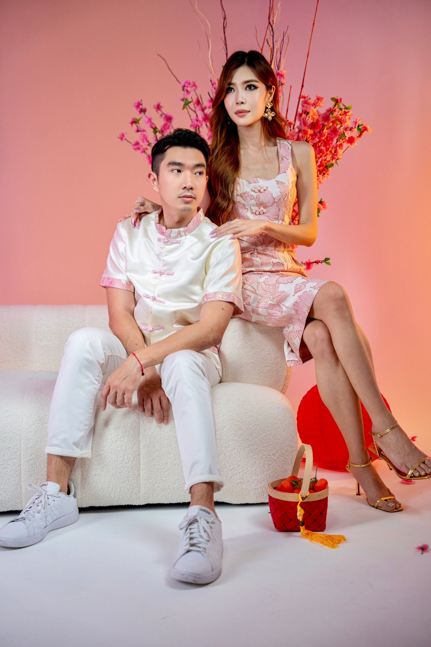 Nuo Ying | Men’s Shirt (Light Pink)