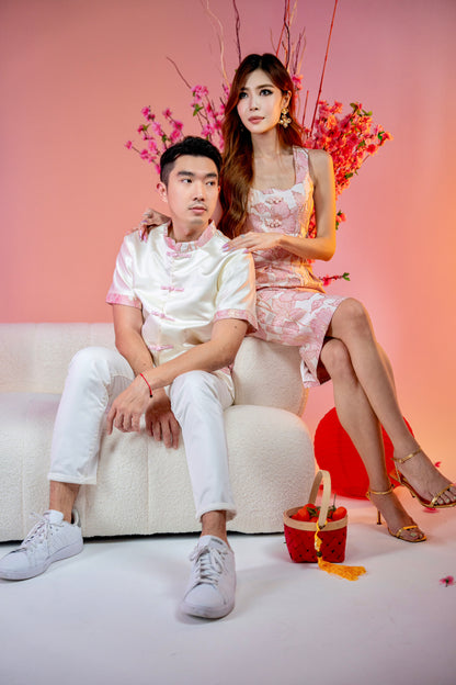 Nuo Ying | Men’s Shirt (Light Pink)