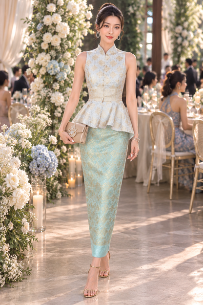 *PREMIUM* Teefanie Songket Set