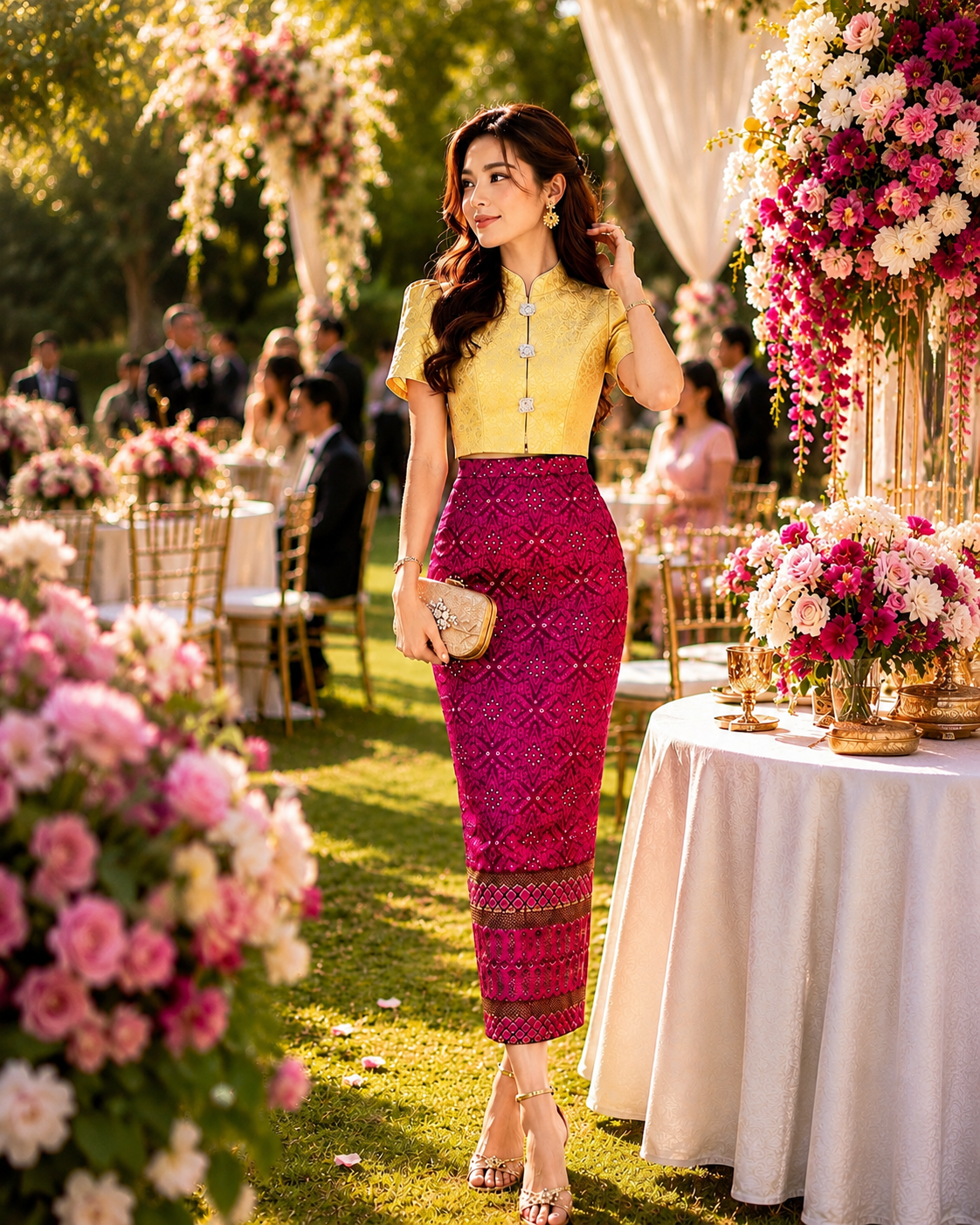 *PREMIUM* Ruby Royale Songket Set