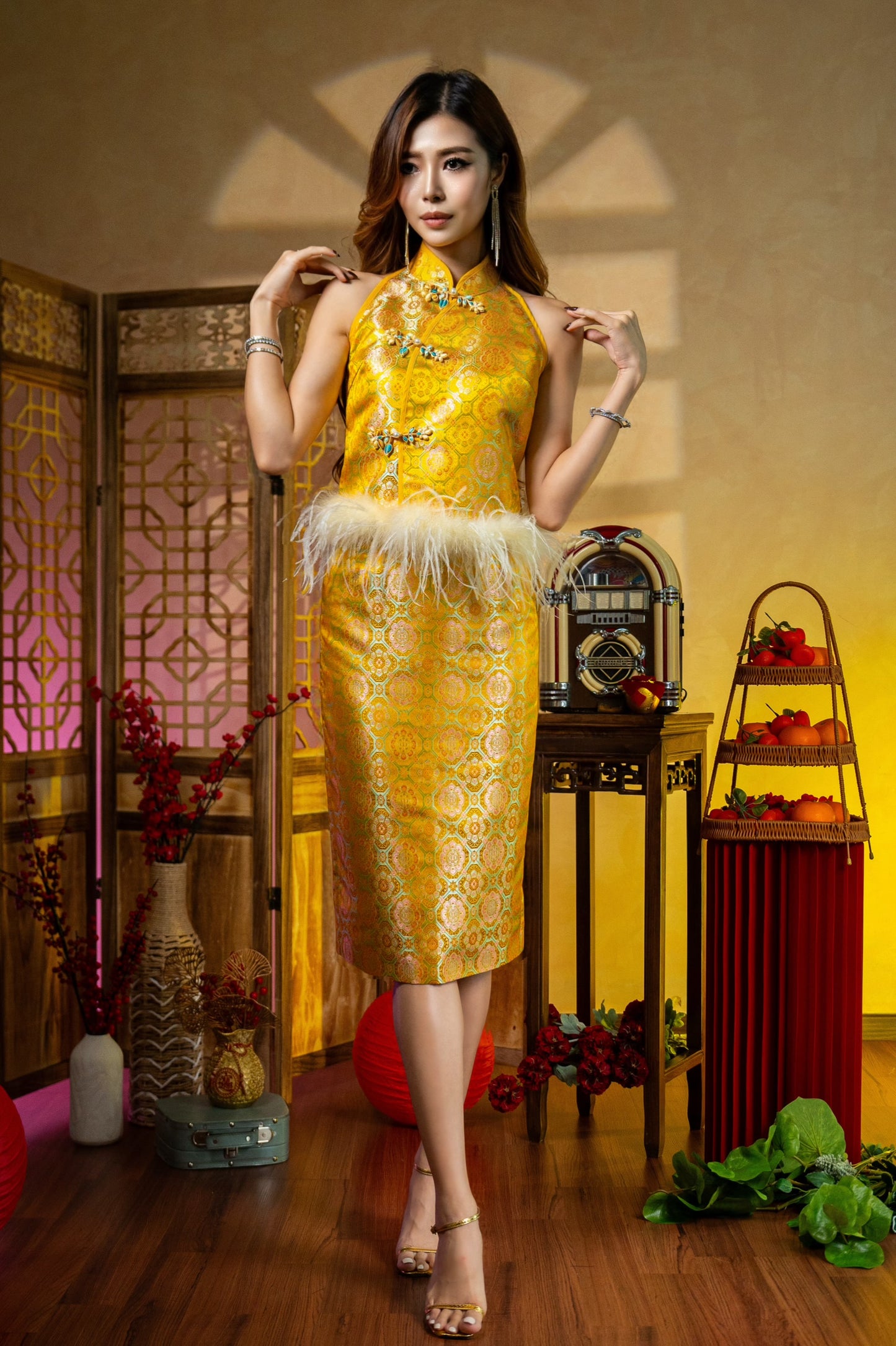 *Premium* Rong Hua | Ostrich Feather Top Only