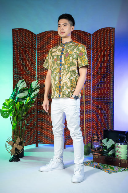 Peranakan Charm - Men's Batik Shirt