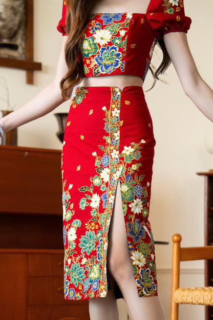 Noirette Glittery Batik Set