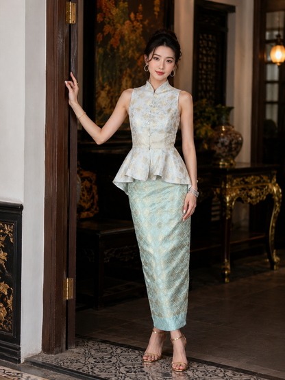 *PREMIUM* Teefanie Songket Set