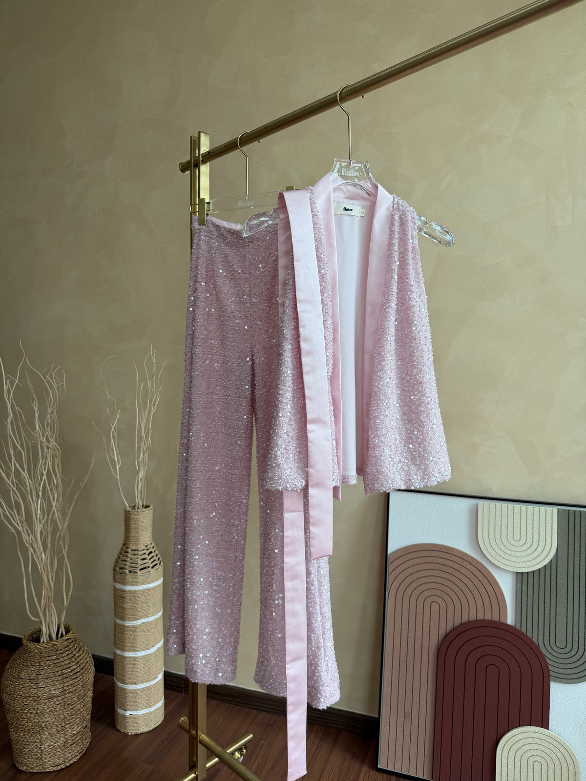 *Premium* Elodie Tweed Set (Sequined)