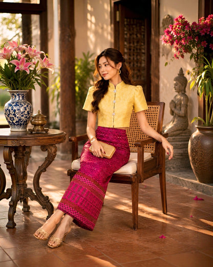 *PREMIUM* Ruby Royale Songket Set