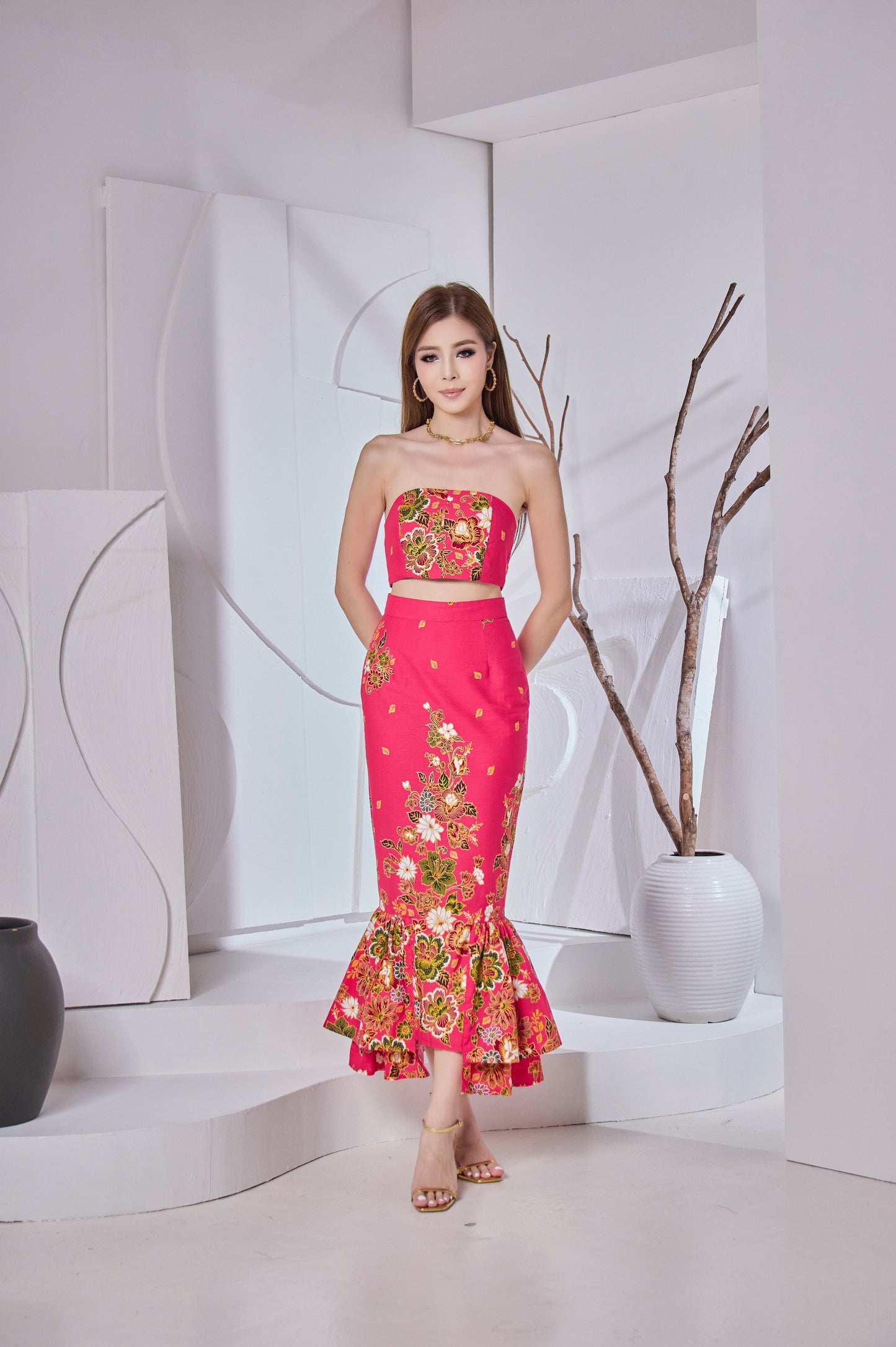 Euphoria Batik Set (Pink)