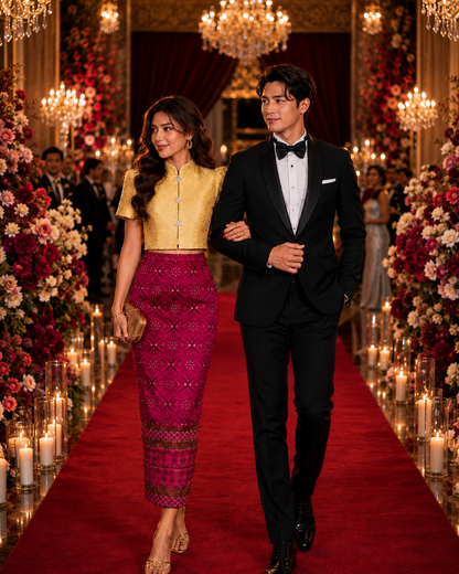 *PREMIUM* Ruby Royale Songket Set