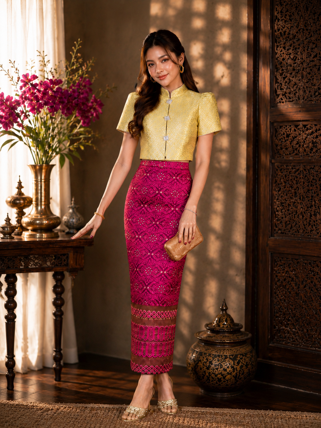 *PREMIUM* Ruby Royale Songket Set