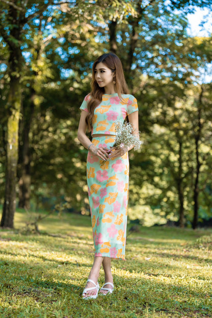 Poppy Co-Ord Mesh Set