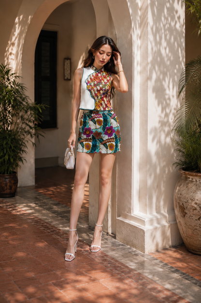 Soleil Batik Skort Set