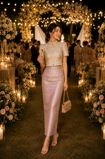 Pearl Dynasty Songket Set